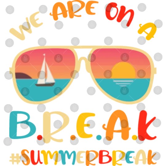 We Are On A Break Teacher Glasses Summer Break Hel Digital Files
