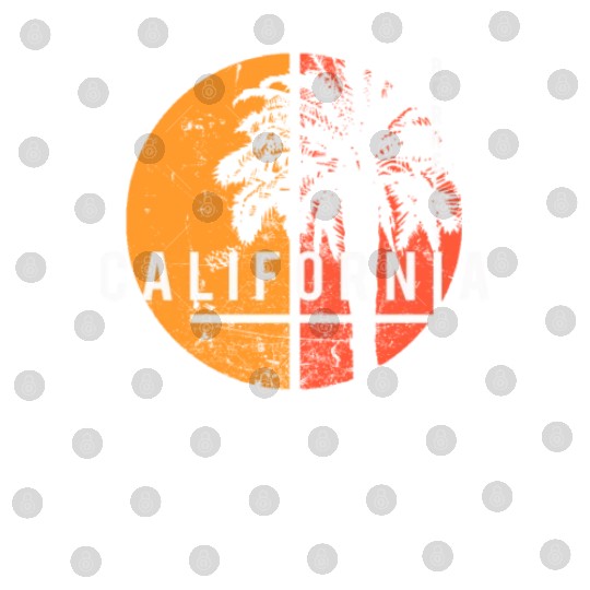 Berkeley California Cool Palm Tree Native Digital Files