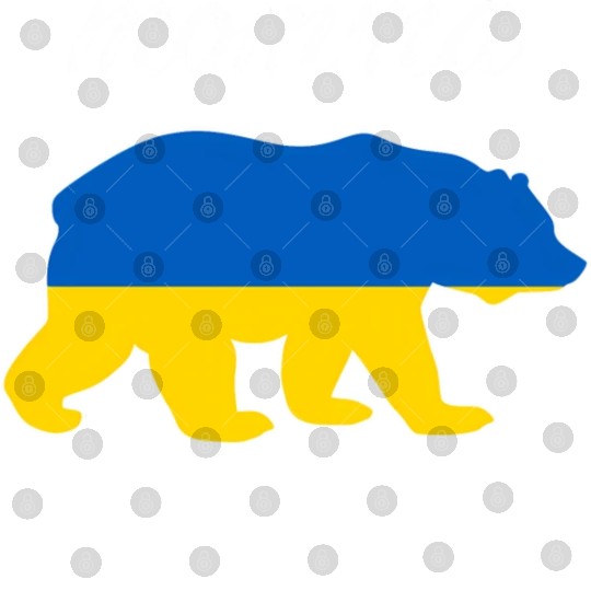 Momma Bear Ukraine Flag Ukrainian Roots Digital Files