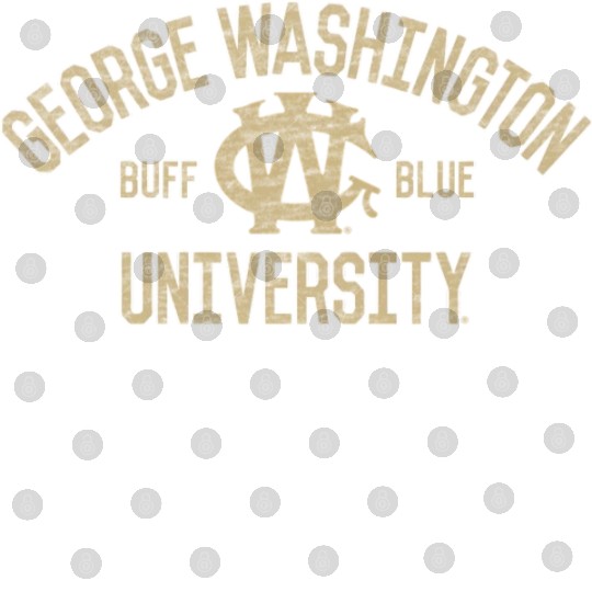 George Washington Colonials Arch Over Team Color Digital Files