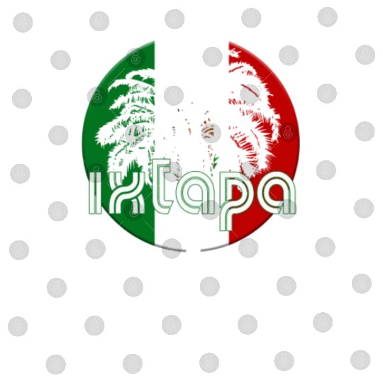 Ixtapa Mexico Flag Native Palm Tree Mexican Digital Files