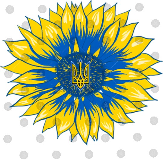 Ukraine Sunflower Floral Ukrainian Flag Digital Files