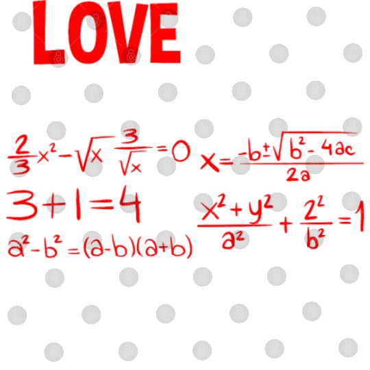 I Love Math, It Makes People Cry 4 Digital Files