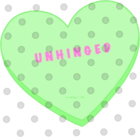 unhinged conversation heart Digital Files