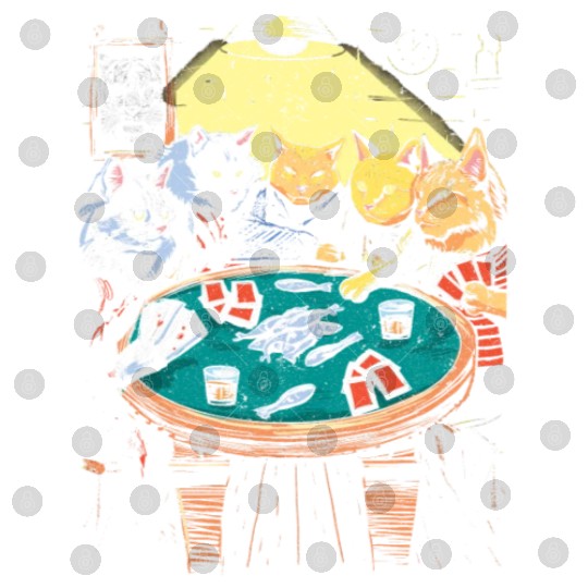 Vintage Cat Gambler Feline Card Game Gambling Cat Digital Files