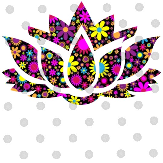 Lotus silhouette Digital Files