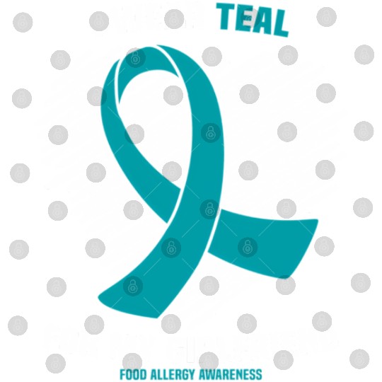 I Wear Teal For My Girlfriend Food Allergy Digital Files
