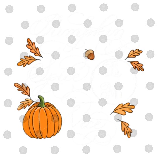 Pumpkin Spice is My Vice Fall Autumn Leaves Digital Files