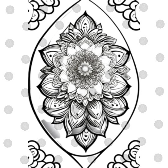 beautiful flower mandala decoration Digital Files
