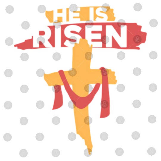 He Is Risen Christian Easter Digital Files