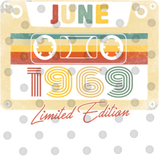 June 1969 Cassette Tape 54Th B-Day 54 Digital Files