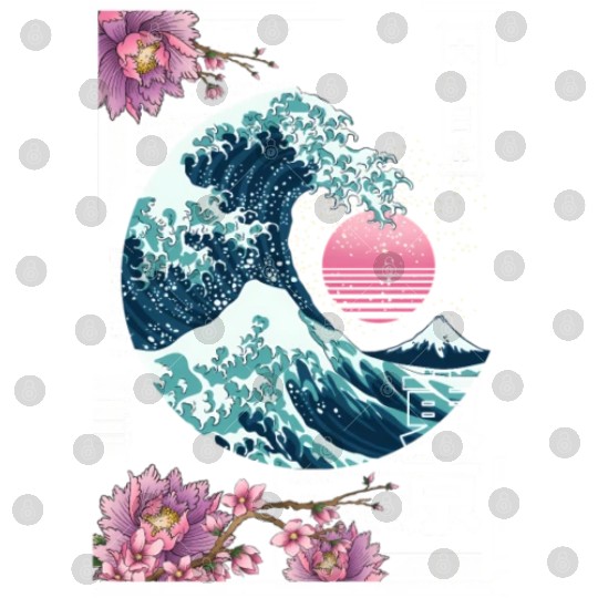 Vaporwave Synthwave 80'S Japan Japanese Great Digital Files