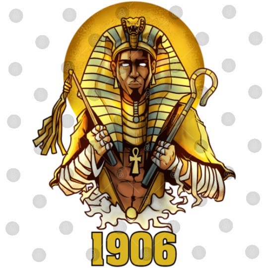 1906 Sphinx Alpha Ace Fraternity Pharoah Digital Files