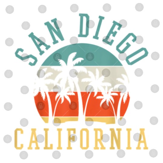 San Diego California Summer Vacation Vacation Digital Files