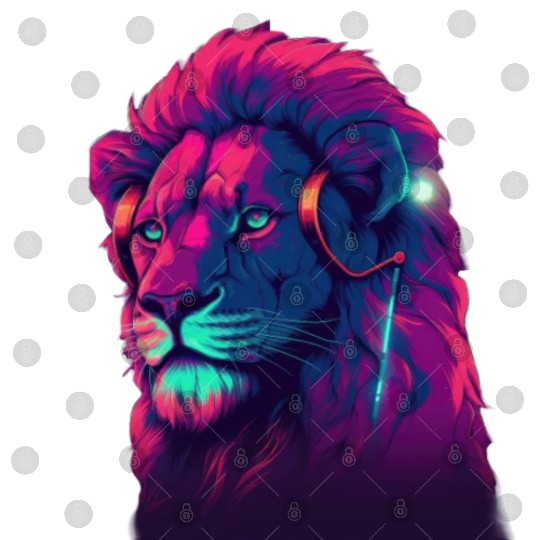 Lionheart Beats The Synthwave Roar of a Lion Digital Files