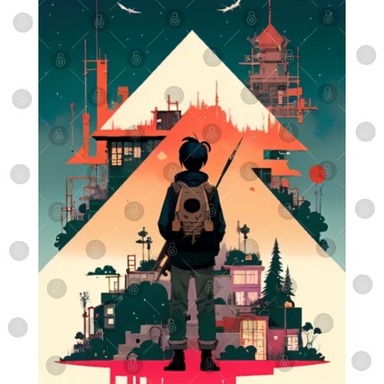 Starry Night Sky and Urban Vistas Digital Files