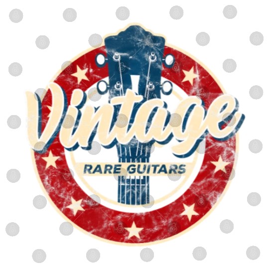 Vintage Electric Guitar Player Rock and Roll Fan Digital Files