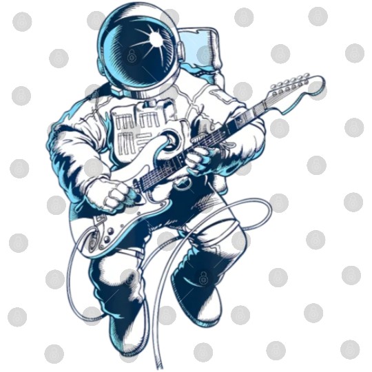 Space Astronaut Musician Guitar Astronaut Digital Files