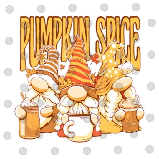 Gnomes Autumn Season Pumpkin Spice Hallothanksmas Digital Files