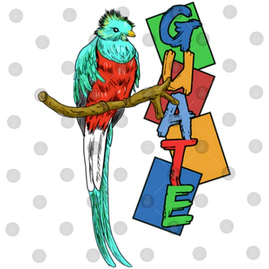 Guatemala Proud Hispa Quetzal National Bird Digital Files