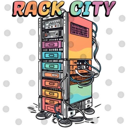 Rack City Network Server Rack Network Engineer Digital Files