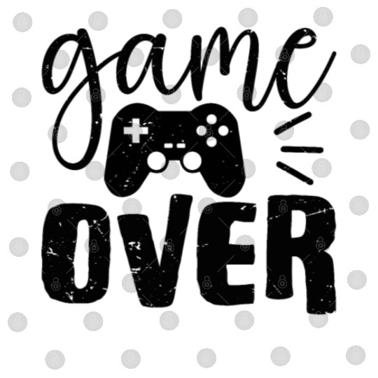 Game Over Funny Digital Files