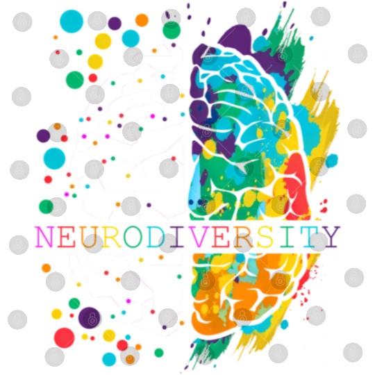 Embrace Neurodiversity Brain Autism Digital Files