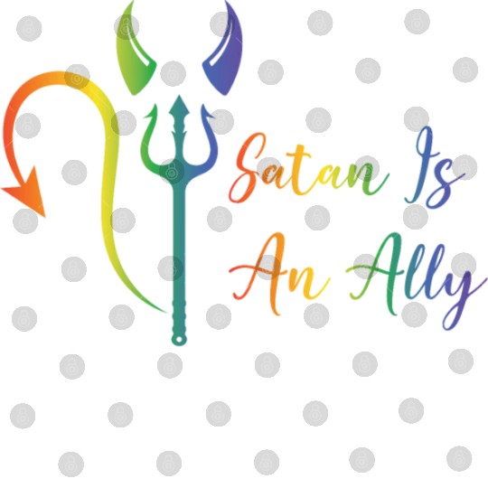 Funny Hail Gay Satan Lgbt Goth Gay Pride Baphomet Digital Files