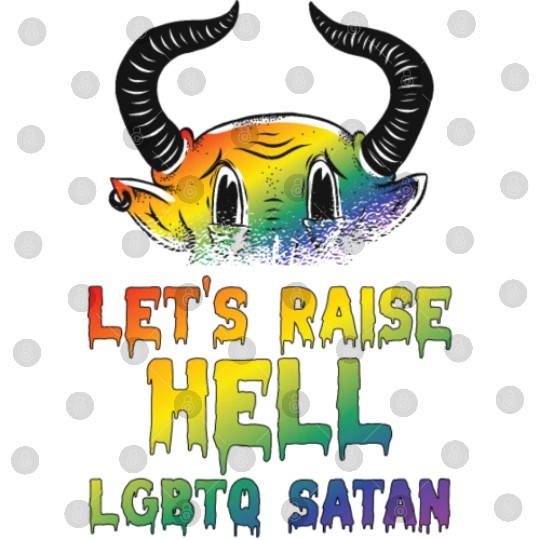 Funny Hail Gay Satan Lgbt Goth Gay Pride Baphomet Digital Files