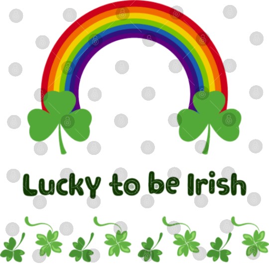 Lucky to be Irish green Digital Files