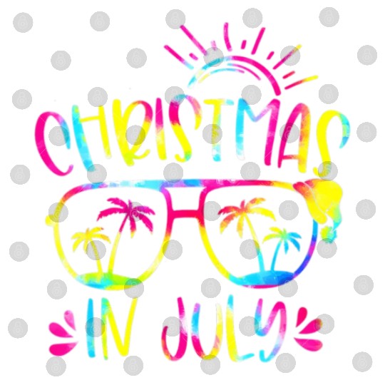 Christmas In July Hawaiian Summer Vacation 2023 Digital Files