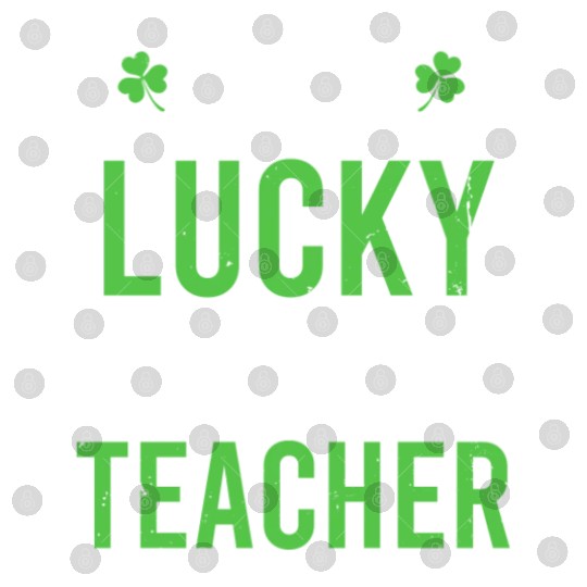 Funny One Lucky Preschool Teacher St Patricks Day Digital Files