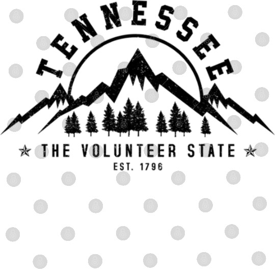 Tennessee The Voleer State Est 1796 hville Digital Files
