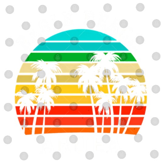 Eagle Beach Aruba Family Vacation Sunset Palm Digital Files