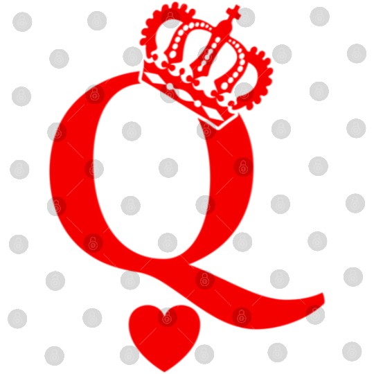 Queen Of Hearts King Of Hearts Playing Cards Deck Digital Files
