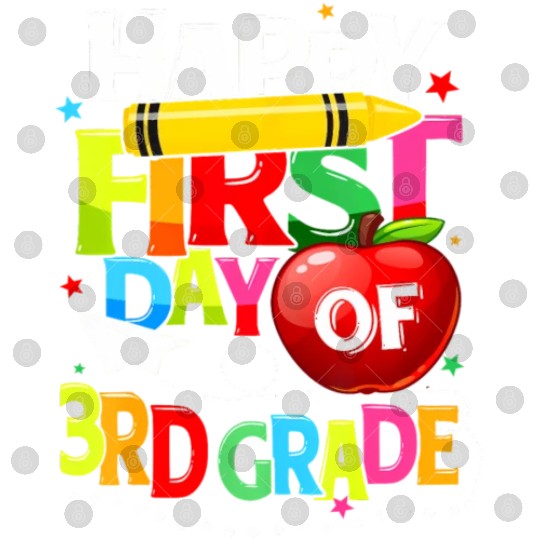 Happy First Day Of 3rd grade teacher team Third Digital Files