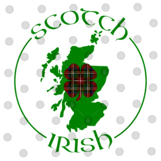 Tartan Shamrock Scotland Scotch Scots Irish Pride Digital Files