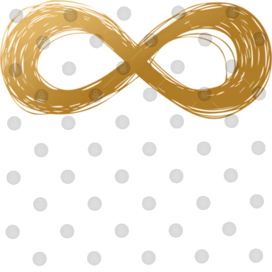 Golden Infinity Neurodiversity Symbol Autism Aware Digital Files