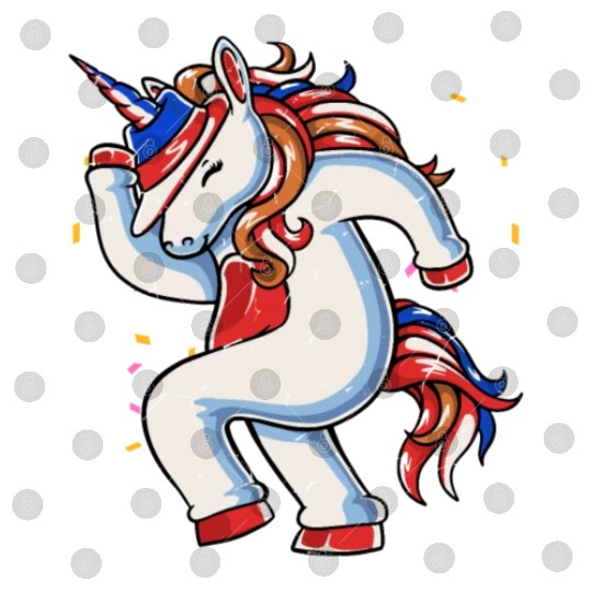 Americorn USA Unicorn Independence Day Party Digital Files