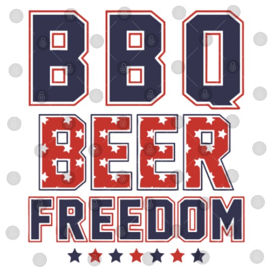 BBQ Beer Freedom Digital Files