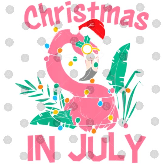 Funny Summer Beach Vacation Christmas In July Digital Files