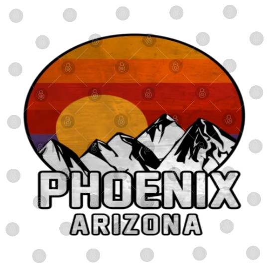 Phoenix Arizonna Mountain Sunset Digital Files