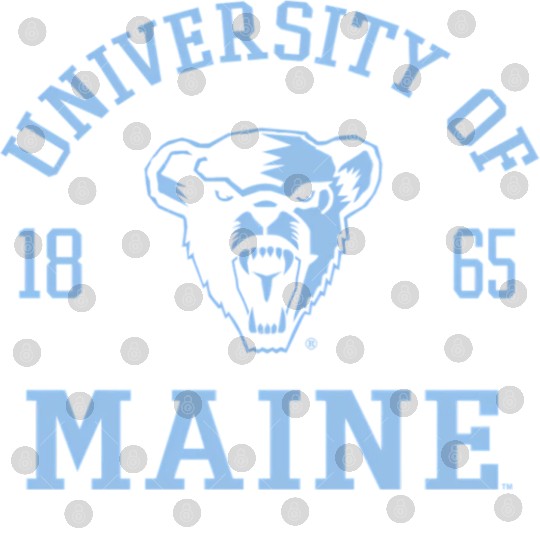 Maine Black Bears Stamp Logo Officially Digital Files