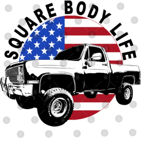 Squarebody Truck 4X4 Square Body Digital Files