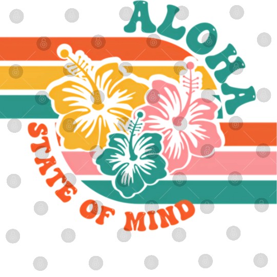 Aloha Hawaiian Islands Hawaii Surf Hibiscus Digital Files