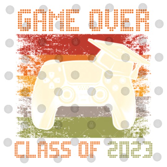 Game Over Class Of 2023 Senior 2023 School Digital Files