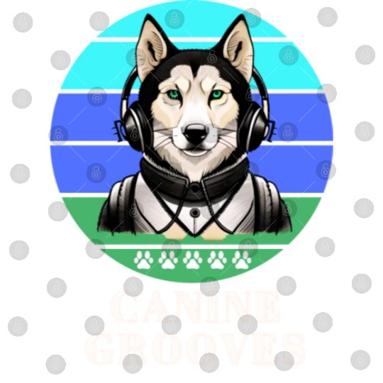 Canine Grooves - Digital Robotic Siberian Husky Digital Files
