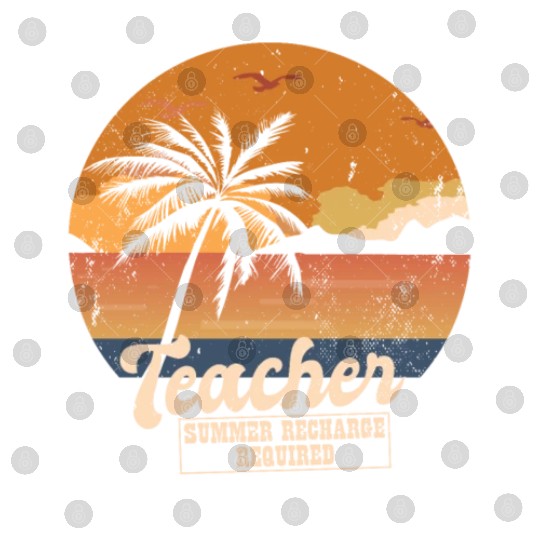 Funny Last Day Of School Teacher Summer Recharge Digital Files