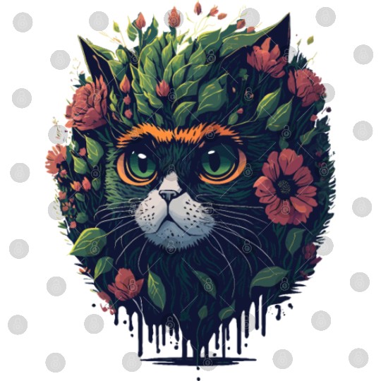 Floral Whiskers | Cat Earth Floral Design Digital Files