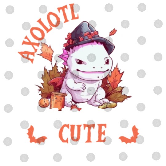 Axolotl Halloween Trick Or Treat Amphibian Axolotl Digital Files